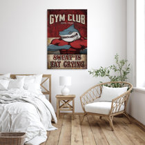 Wall art discount for fitness room